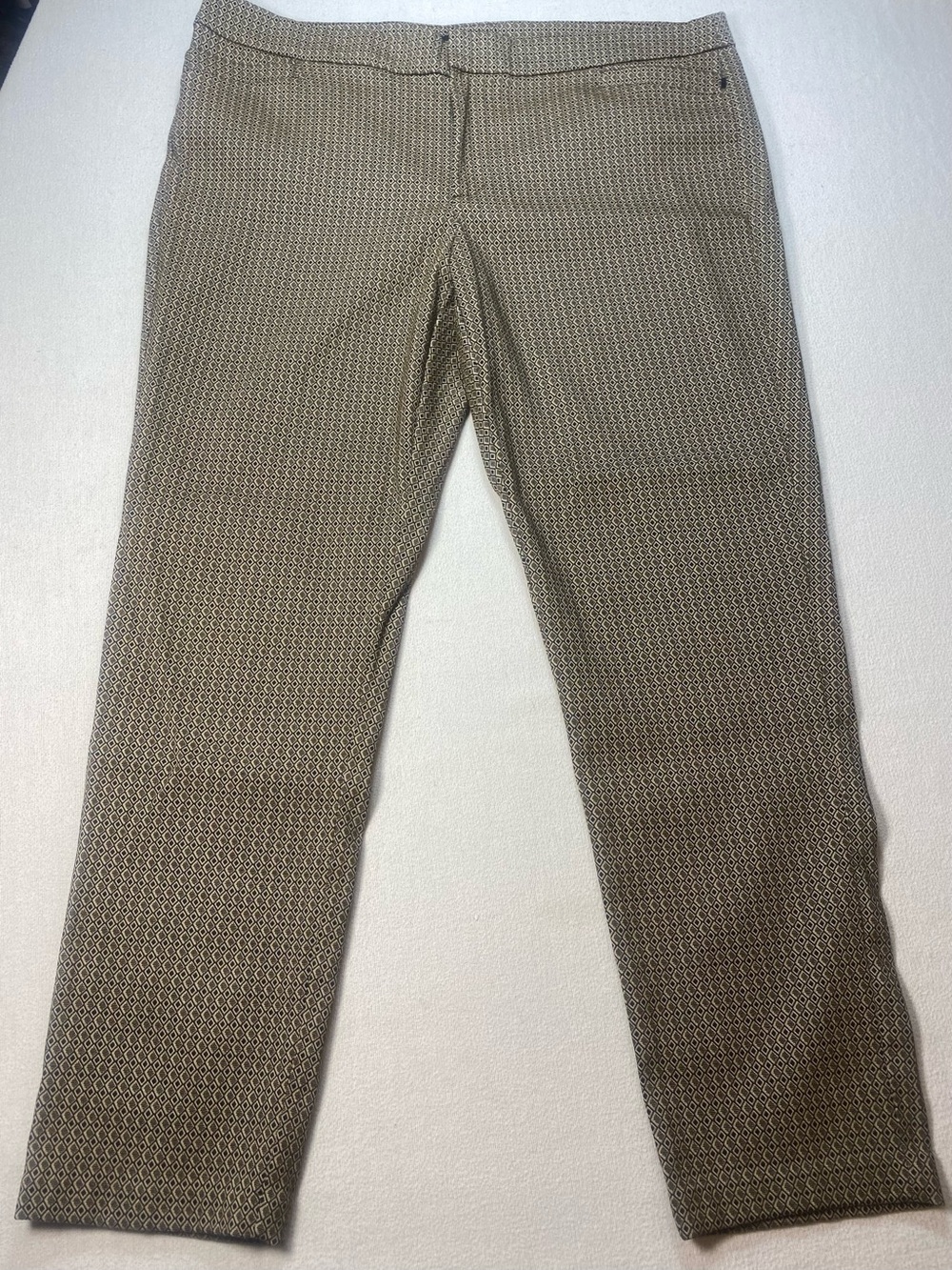 Roz & Ali Houndstooth Geometric Patterned Dress Pants size 16P
